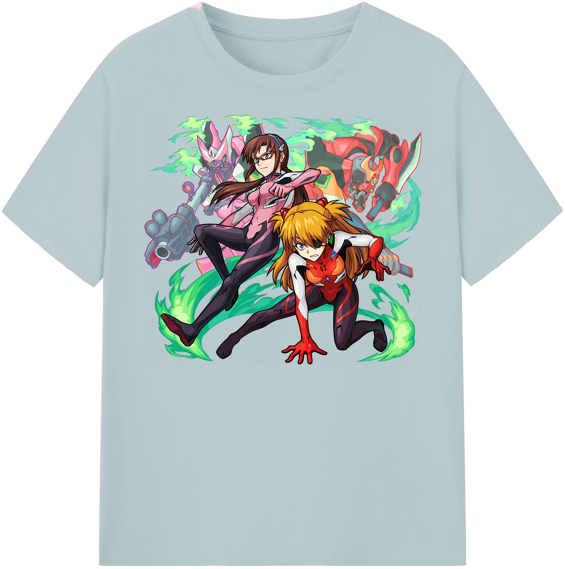 （画像用） EVA 新世紀エヴァンゲリオン 綿100％半袖Tシャツ（フロントプリント）